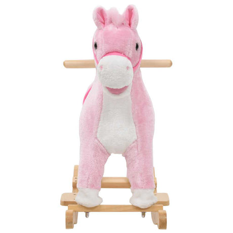 Vidaxl Hobbeldier Pferd 65x32x58 cm Plüsch Pink