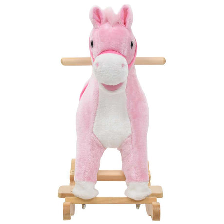 Vidaxl Hobbeldier Pferd 65x32x58 cm Plüsch Pink
