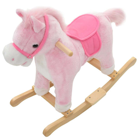 Vidaxl Hobbeldier Pferd 65x32x58 cm Plüsch Pink