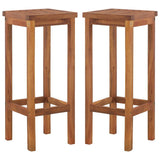 Vidaxl barkrukken 2 st massief acaciahout