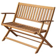 Vidaxl tuinbank 120 cm massief acaciahout