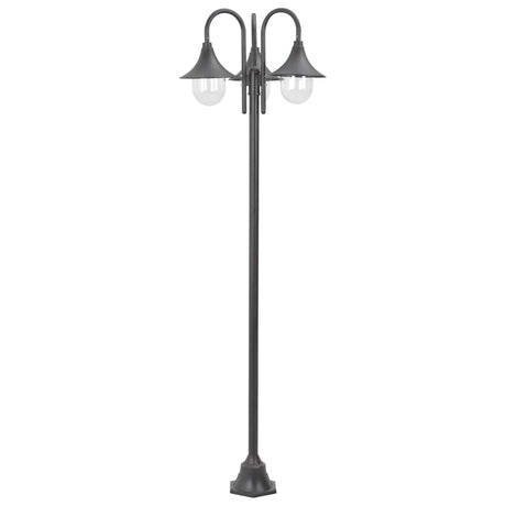 Vidaxl Pale Lighting Garden E27 220 cm Aluminium Bronze 3-Stück