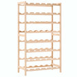 Vidaxl wijnrek 57,5x28x102 cm cederhout