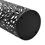 Vidaxl Regenschirmhalter verlässt Stahl schwarz