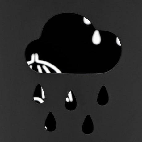 Vidaxl Regenschirmhalter Regenschirmstahl schwarz