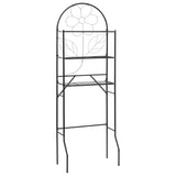 Vidaxl Badezimmer Rack 60x33x174 cm Schwarz