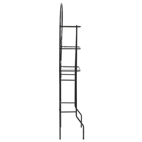 Vidaxl Badezimmer Rack 60x33x174 cm Schwarz