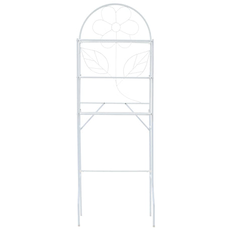 Vidaxl Badezimmer Rack 60x33x174 cm Weiß