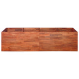 VIDAXL -Pflanzer erhöhte 200x100x50 cm Acaciahout