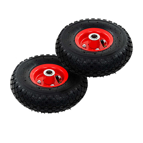 VIDAXL-HAND-LKW-RHELS 2 PCS 3.00-4 (245x82) Gummi