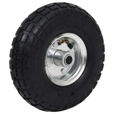 VIDAXL-Handwagenräder 4.10 3.50-4 (260 x 83) Gummi-2-Stcs