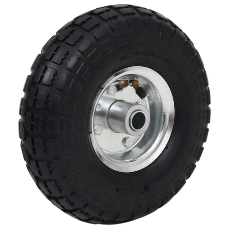 VIDAXL-Handwagenräder 4.10 3.50-4 (260 x 83) Gummi-2-Stcs