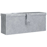 Vidaxl Aluminiumbox 48.5x14x20 cm silberfarben