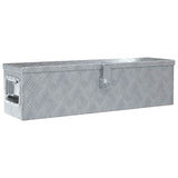 Vidaxl Aluminiumbox 80,5x22x22 cm Silberfarbe