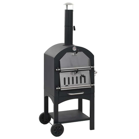 Vidaxl Pizza -Ofen auf Holzkohle mit Terrakotta -Pizza -Stein