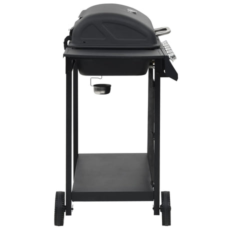Vidaxl Gasgrill mit 6 Kochzonen Stahl schwarz