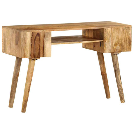 Vidaxl schrijftafel 115x47x76 cm massief mangohout
