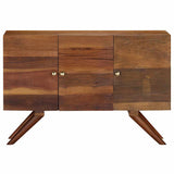 Vidaxl dressoir 110x30x75 cm massief gerecycled hout bruin