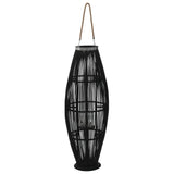 Vidaxl Lanternhalter hängt 95 cm Bambusschwarz