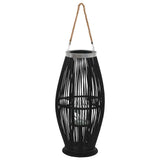 VidaXL Laternenhalter hängend 60 cm Bambus schwarz