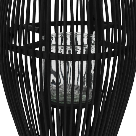 VidaXL Laternenhalter hängend 60 cm Bambus schwarz
