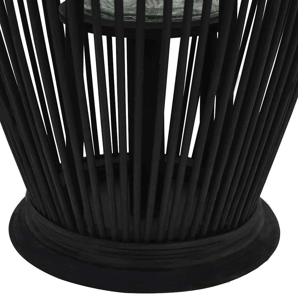 VidaXL Laternenhalter hängend 60 cm Bambus schwarz