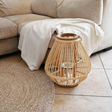 Vidaxl Lanternhalter hängt Wicker Naturel