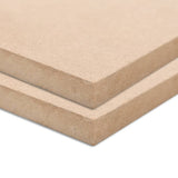 VIDAXL MDF -Platten rechteckig 120 x 60 cm 12 mm 2 STs