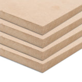 VIDAXL MDF -Platten rechteckig 120 x 60 cm 12 mm 4 STs