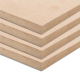 VIDAXL MDF -Platten Quadrat 60x60 cm 25 mm 4 STs