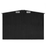 Vidaxl Garden Shed 257x298x178 cm Metall -Anthrazit -gelöscht