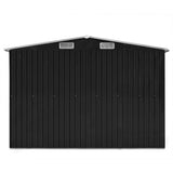 VidaXL Gartenhaus 257x580x181 cm Metall Anthrazit
