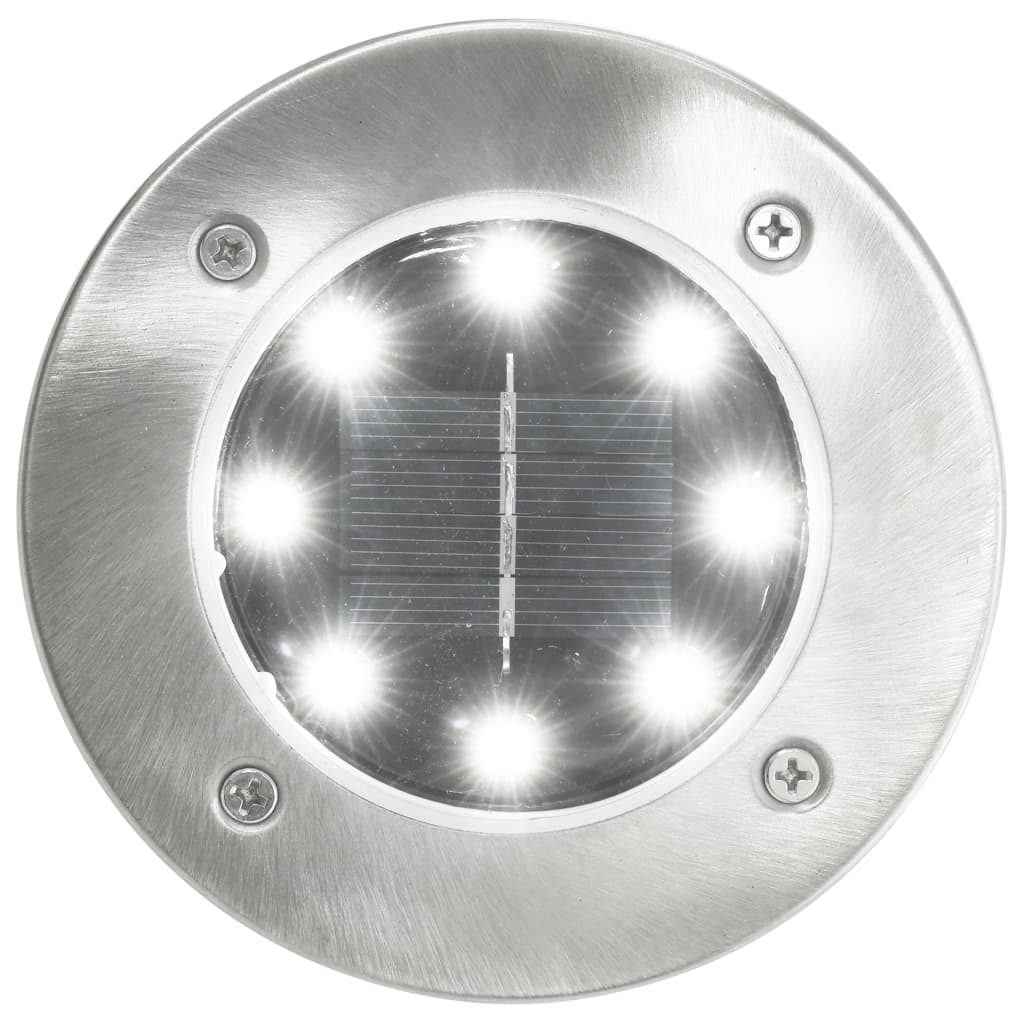 Vidaxl Erdlampen 8 St. Solar LED Weiß