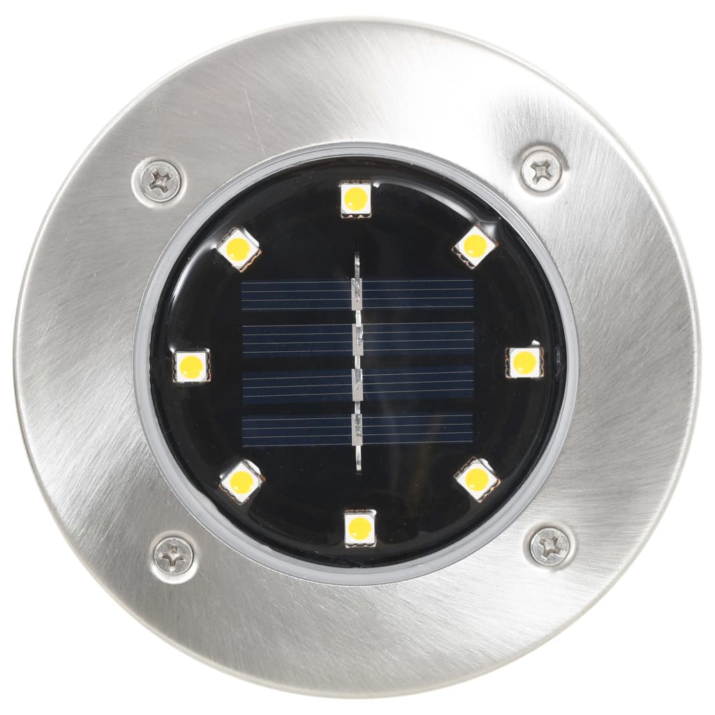 Vidaxl Erdlampen 8 St. Solar LED Weiß