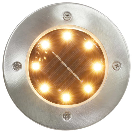 Vidaxl Erdlampen 8 St. Solar LED warmes Weiß
