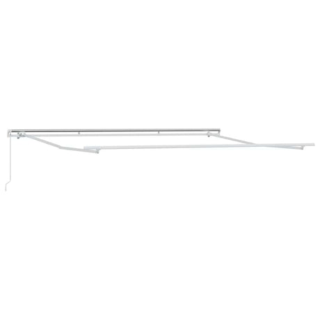 Vidaxl zijde frame wit 400 × 300 cm aluminium