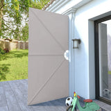 VIDAXL -Terrassenbildschirm Zusammenklappbar 300x150 cm Creme