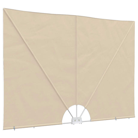 Vidaxx faltbarer Terrassenschirm 400x200 cm creme