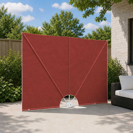 Vidaxl terrasscherm inklapbaar 400x200 cm terracottakleurig