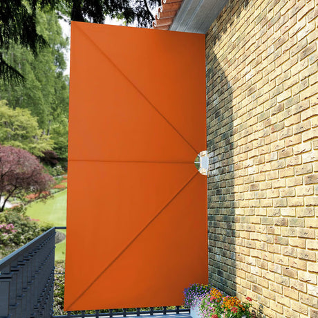 Vidaxl terrasscherm inklapbaar 400x200 cm terracottakleurig