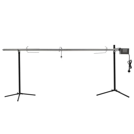 VIDAXL Automatisch -Grill mit Motor 207x45x81 cm Edelstahl