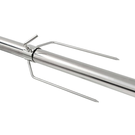 VIDAXL Automatisch -Grill mit Motor 207x45x81 cm Edelstahl