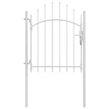 Vidaxl Port 1x1.75 m Stahlweiß