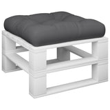 Vidaxl Palettenkissen 58x58x10 cm Stoff grau