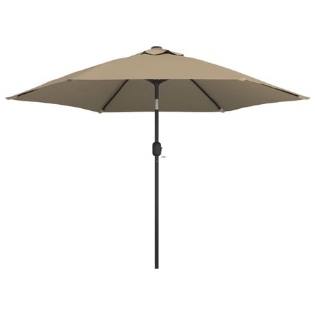 VIDAXL -Parasol mit Metallpol 300 cm Taupe