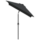 VIDAXL -Parasol mit Metallpol 300x200 cm Anthrazit