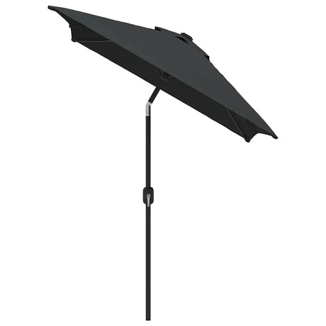 Vidaxl Sonnenschirm mit Metallstange 300x200 cm Anthrazit