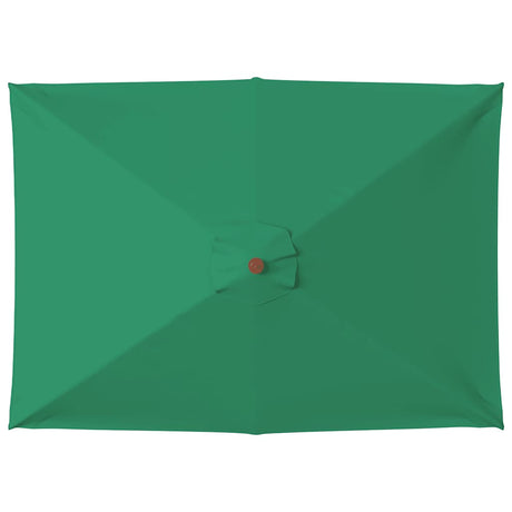 Vidaxl -Parasol mit Holzstange 150x200 cm Grün