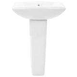 VIDAXL WASHBAIN zu Fuß abgelöst 580 x 470 x 200 mm Keramik Weiß