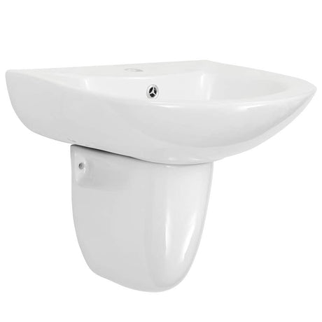 Vidaxl wasbak wit 52 x 45 x 49 cm geglazuurd keramiek